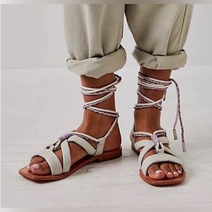 NWT Free People Linden Wrap Leather Sandals size 7.5